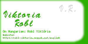 viktoria robl business card